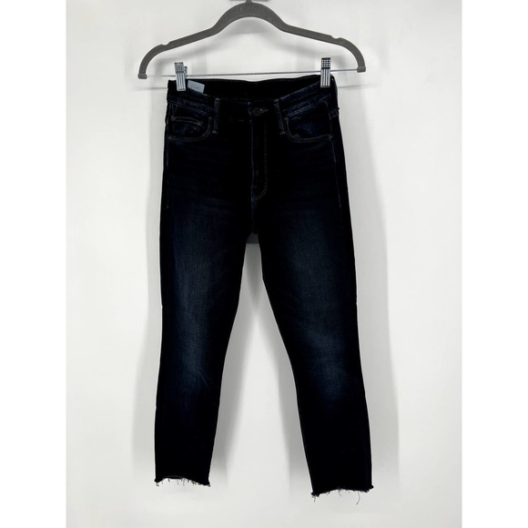 MOTHER Dark Blue Ankle Jeans - Picture 2 of 9